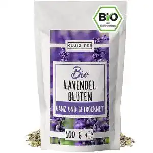 Getrocknete Lavendelblüten KLUIZ Bio Lavendelblüten