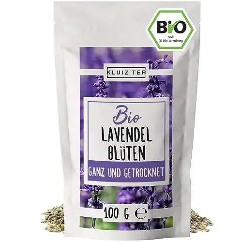 Getrocknete Lavendelblüten KLUIZ Bio Lavendelblüten