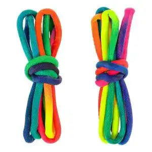 Farbige Schnürsenkel Holibanna Runde Regenbogenfarben