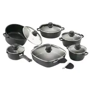 Karcher-Töpfe Karcher 112914 Topfset, Aluguss, 12-teilig