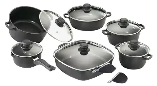 Karcher-Töpfe Karcher 112914 Topfset, Aluguss, 12-teilig