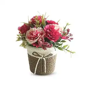 Blume im Topf YngFfb Künstliche Blumen im Topf