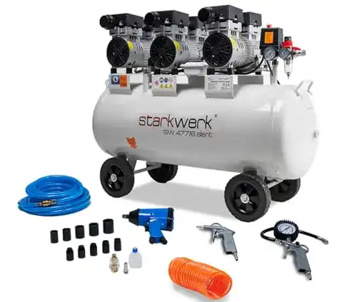 Starkwerk-Kompressor STARKWERK SW 477/8 Flüsterkompressor