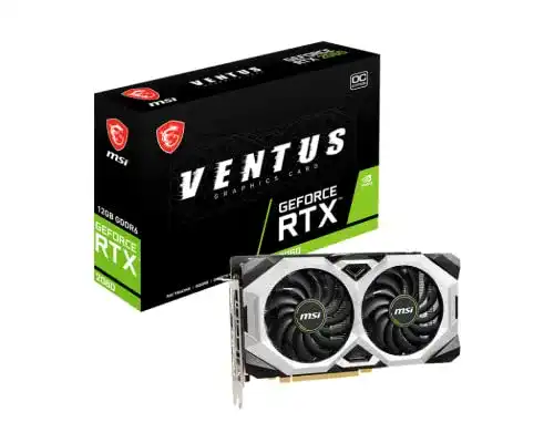 GeForce RTX 2060 MSI RTX 2060 Ventus 12G OC GeForce 2 Slot