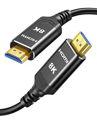 8K-HDMI-Kabel Highwings 8K HDMI 2.1 Glasfaserkabel 15M, HDMI 2.1