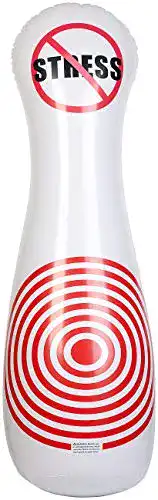 Aufblasbarer Boxsack PEARL: Aufblasbarer Soft-Punching-Ball