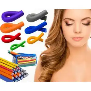 Lockenwickler ID Dinkel Papilotten Flexwickler-Set – 24 St. Tasche