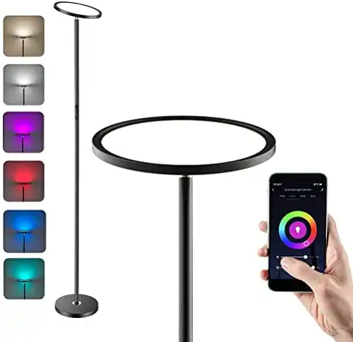 Deckenfluter Anten LED Smart Stehlampe 25W mit RGB