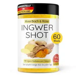 Ingwer-Shot MeerBach & Rose Fruchtig scharfer Ingwer Shot