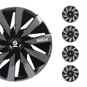 Radkappen Sparco SPC1691BKGR