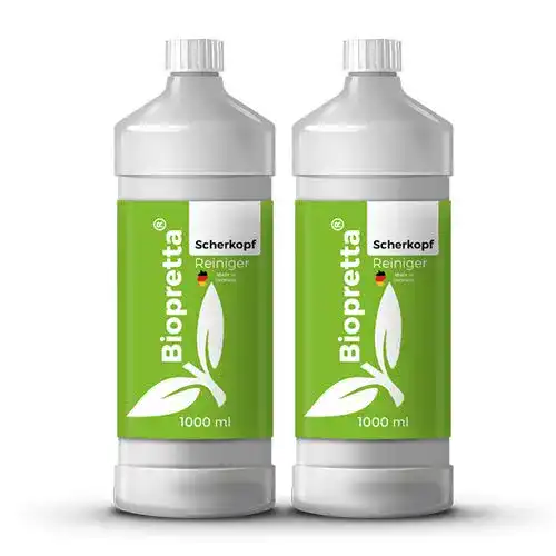 Die beste Scherkopfreiniger Biopretta 2x 1000 ml Nachfüllflüssigkeit 2026 Test Bestseller Scherkopfreiniger Biopretta 2x 1000 ml Nachfüllflüssigkeit