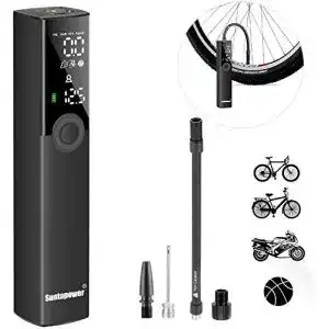Elektrische Fahrradpumpe Suntapower Fahrradreifen Pumpe