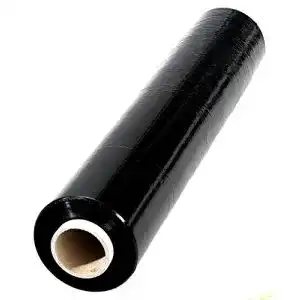Stretchfolie 1 x Schwarz 200m Länge 50 cm Breite 23 my, 1,5 kg