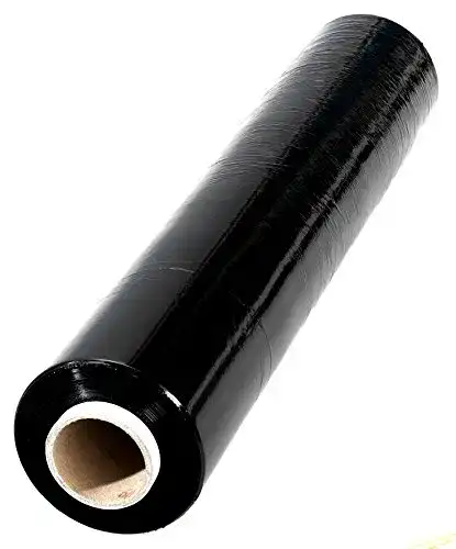 Stretchfolie 1 x Schwarz 200m Länge 50 cm Breite 23 my, 1,5 kg