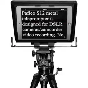 Teleprompter Pafieo 13 Zoll, S12 Groß DSLR mit Fernbedienung