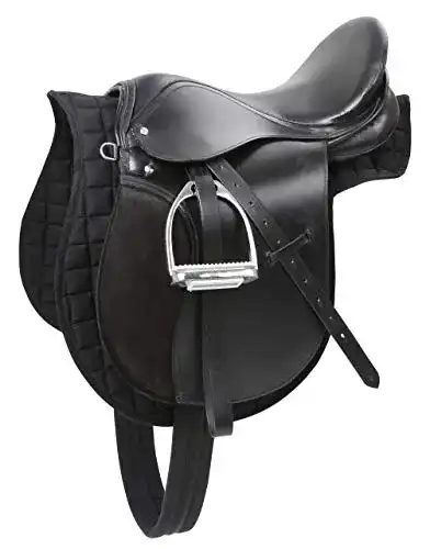 Ponysattel Kerbl 32196 Sattelset Pony inklusiv Gurt, Decke