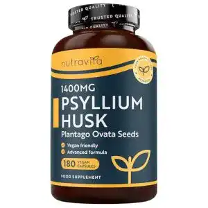 Flohsamenschalen-Kapseln Nutravita Flohsamenschalen 1400 mg