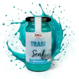 Senf Altenburger Original Trabi, mittelscharfer, blauer, 200ml