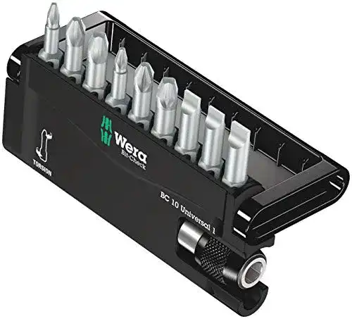 Wera-Bits Wera Bit-Sortiment, Bit-Check 10 Universal 1, 10-teilig