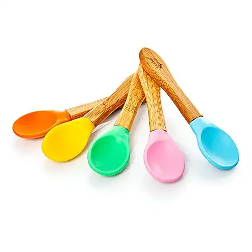 Babylöffel bambuswald © ökologisches 5er Set Kinderlöffel