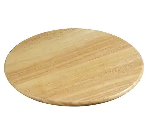 Servierplatte Zassenhaus 50271 Drehplatte, Gummibaumholz hell