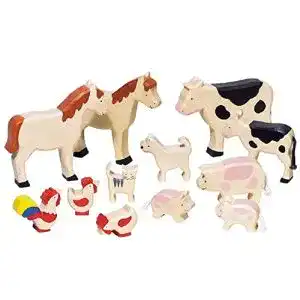 Bauernhoftiere goki Toys pure GK 370