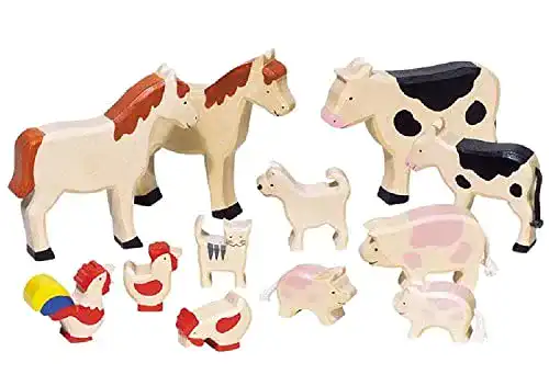 Bauernhoftiere goki Toys pure GK 370