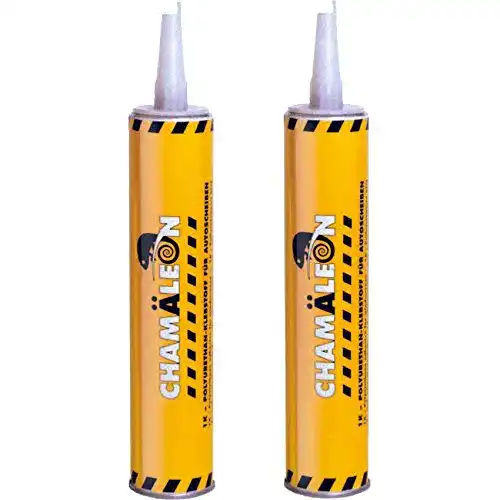 Scheibenkleber Chamäleon 2 x 310ml Schwarz Polyurethan KLEBER KLEBSTOFF