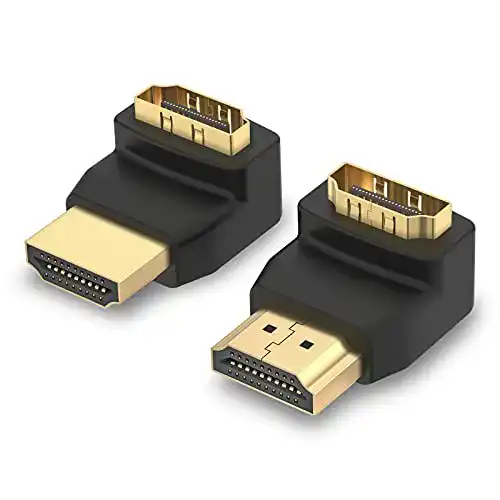 HDMI-Winkelstecker VCE 2 Stück HDMI Adapter abgewinkelt