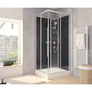 Komplettduschen Schulte Wellnessdusche Rimini, 90 x 90 cm, Eck