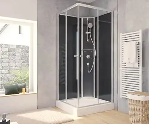 Komplettduschen Schulte Wellnessdusche Rimini, 90 x 90 cm, Eck
