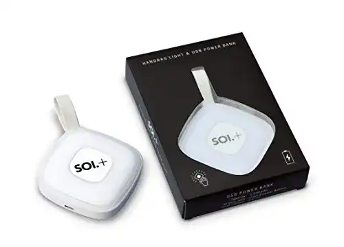 Handtaschenlicht SOI. SOI +2000mAh Version + Power Bank weiß