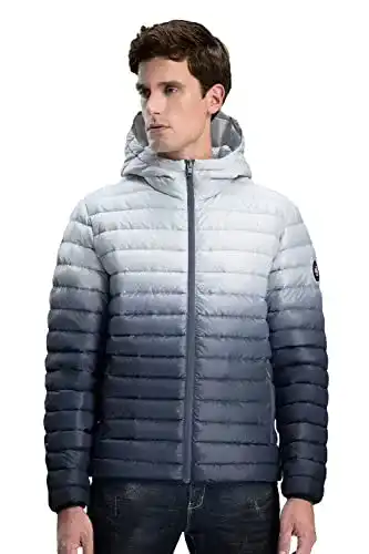 Daunenjacke Herren Extreme Pop Daunenjacke für Herren in reinweißem
