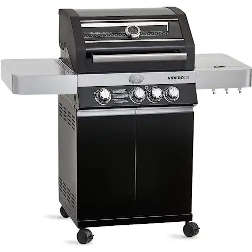 Rösle-Gasgrill RÖSLE Gasgrill BBQ-Station Videro G3 Schwarz