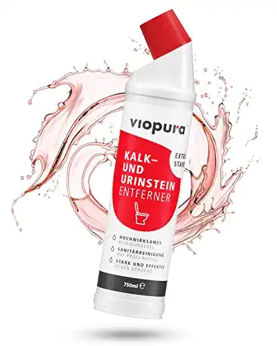 Urinsteinentferner viopura Kalkentferner und EXTRA STARK 750ml