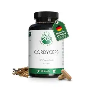 Cordyceps GREEN NATURALS Extrakt, 180 Kapseln á 500mg