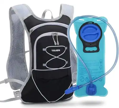 Laufrucksack TEUEN Trinkrucksack mit Trinkblase 2L Klein