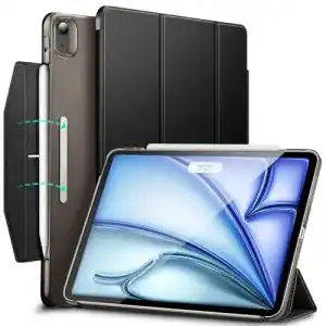 iPad-Air-4-Hülle ESR Trifold Hülle, Standhülle mit Schließe, schwarz