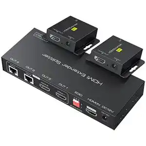 HDMI-Extender 4K VPFET HDMI Extender Splitter über Cat5e/6