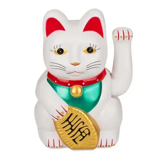 Winkekatze Out of the blue 57/9822 aus Kunststoff, ca. 20 cm