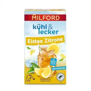 Milford-Tee Milford kühl & lecker Eistee Zitrone, 20 Teebeutel