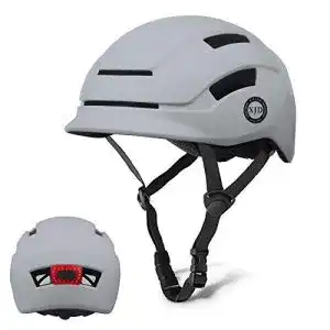 Fahrradhelm mit Licht XJD Erwachsene Fahrradhelm Unisex