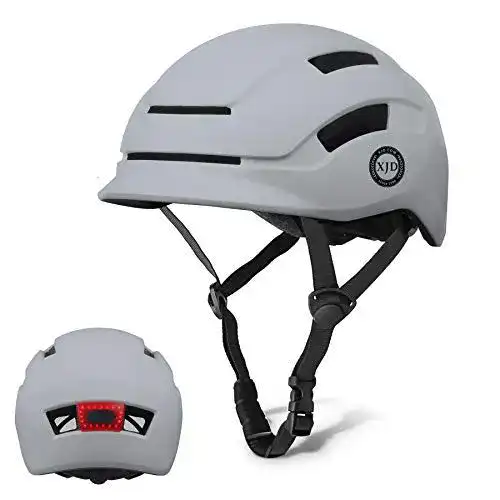 Fahrradhelm mit Licht XJD Erwachsene Fahrradhelm Unisex