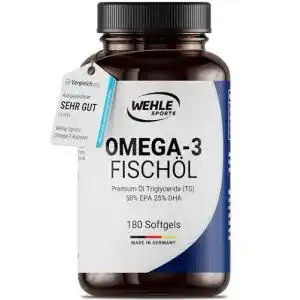 Omega-3 Wehle Sports Omega 3 Kapseln hochdosiert, 180 Kaps.