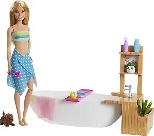 Die beste Barbie-Puppe Barbie GJN32 Wellnesstag Puppe (blond) u. Spielset 2026 Test Bestseller Barbie-Puppe Barbie GJN32 Wellnesstag Puppe (blond) u. Spielset