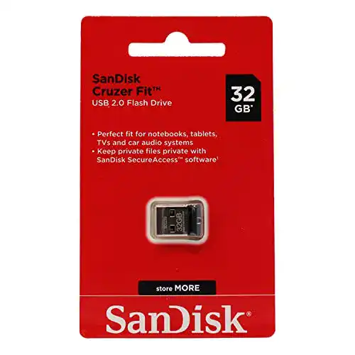 Die beste Mini-USB-Stick SanDisk Cruzer Fit USB Flash-Laufwerk 32GB 2026 Test Bestseller Mini-USB-Stick SanDisk Cruzer Fit USB Flash-Laufwerk 32GB