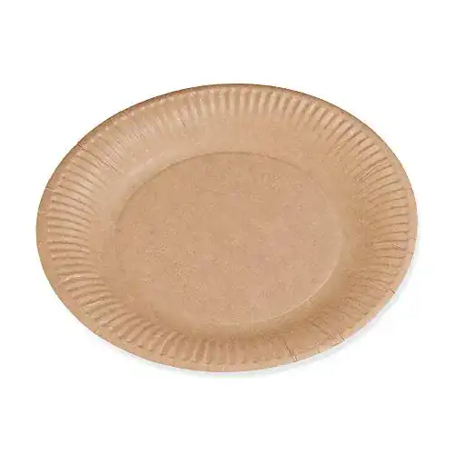 Pappteller LE NAPPAGE ARTS DE LA TABLE Große Kraftpapierteller