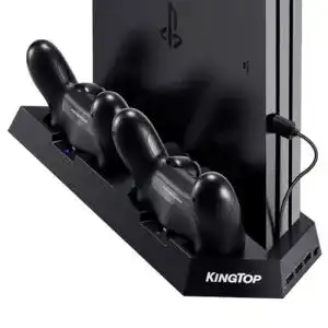 PS4-Standfuß KINGTOP 3 in 1 Universal PS4 Lüfter Fan
