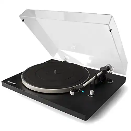 Plattenspieler Blaupunkt TT 100 C, Deckel, gefederte Stand-Füße