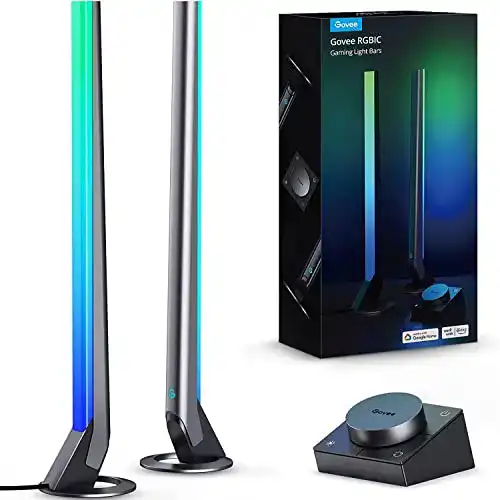 Govee-LED Govee RGBIC Smart Gaming Lightbar für PC mit Drehregler